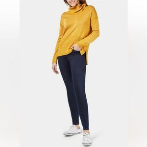 KOOKAI Blue Lace Up Cross Over Keyhole V Neck Short Sleeve Tee Top